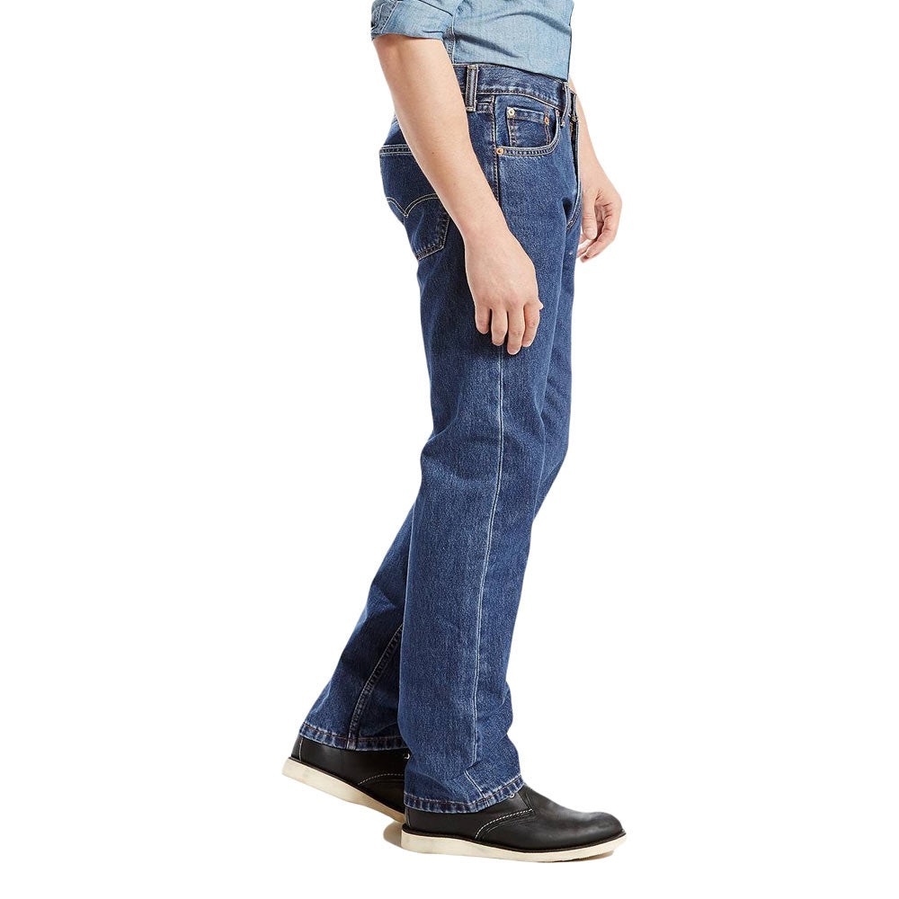 LEVIS • 505 Straight Fit Jeans W33 L30 Dark Stonewash - Picture 15 of 15